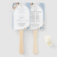 Boho Aquarellblau und Rost tropischer Bogen