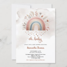 Boho Aquarellfarben Pastellfarben Regenbogenblüte