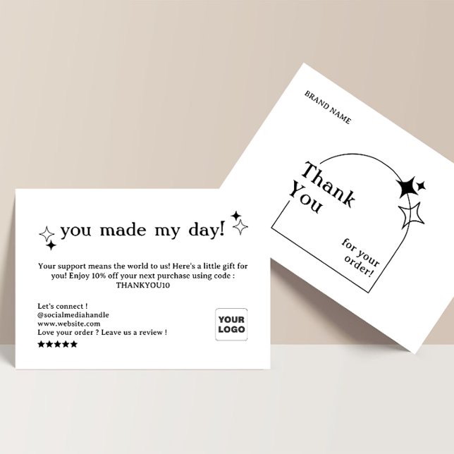 Boho Arch Business Dankeschön Card Dankeskarte (Von Creator hochgeladen)