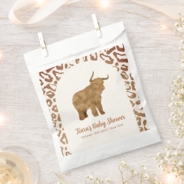 Boho Arch Holy Cow Western Babydusche Geschenktütchen