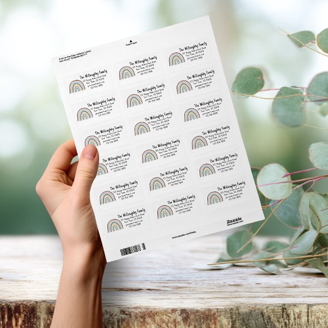 Boho Arch Homeschool Conference Adressaufkleber (Von Creator hochgeladen)