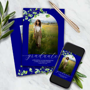 Boho Arch Ivy, Abschluss der Marine Einladung