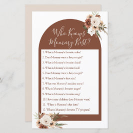 Boho Arch Terracota, der Mommy Best Game kennt