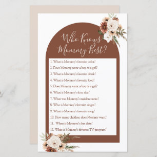 Boho Arch Terracota, der Mommy Best Game kennt