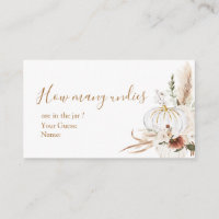 Boho Arch White Pumpkin Wie viele Unies