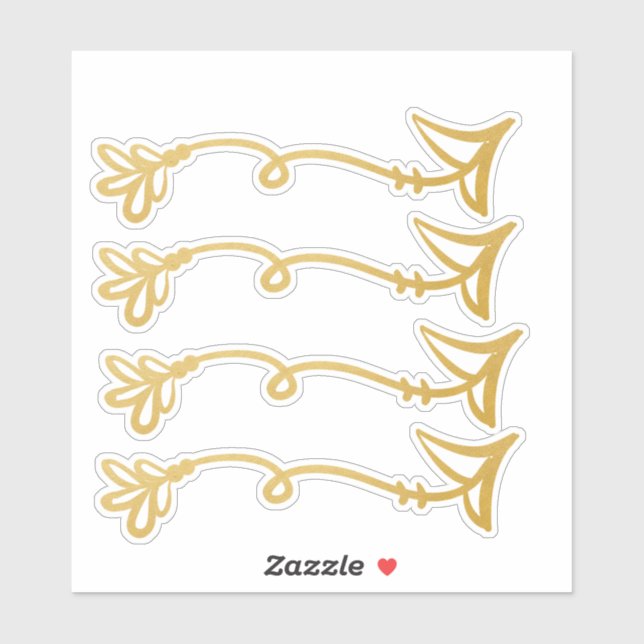 Boho Arrow Stickers Aufkleber (Blatt)