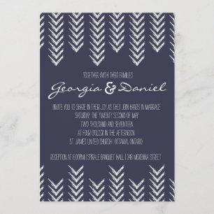 Boho Arrowhead Wedding Einladung