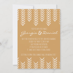 Boho Arrowhead Wedding Einladung