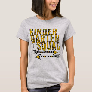 Boho Arrows Kindergarte Squad Personalisierter T - T-Shirt