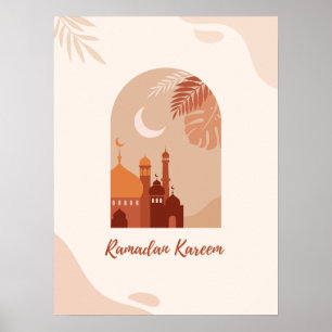 Boho Ästhetik Ramadan Kareem Ramadan Poster