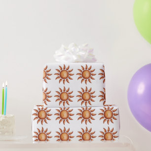 Boho-Ästhetik-Regenbogen-Party Geschenkpapier