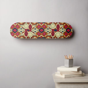 Boho Ästhetische Imitats Crochet Wall Art Skateboa Skateboard