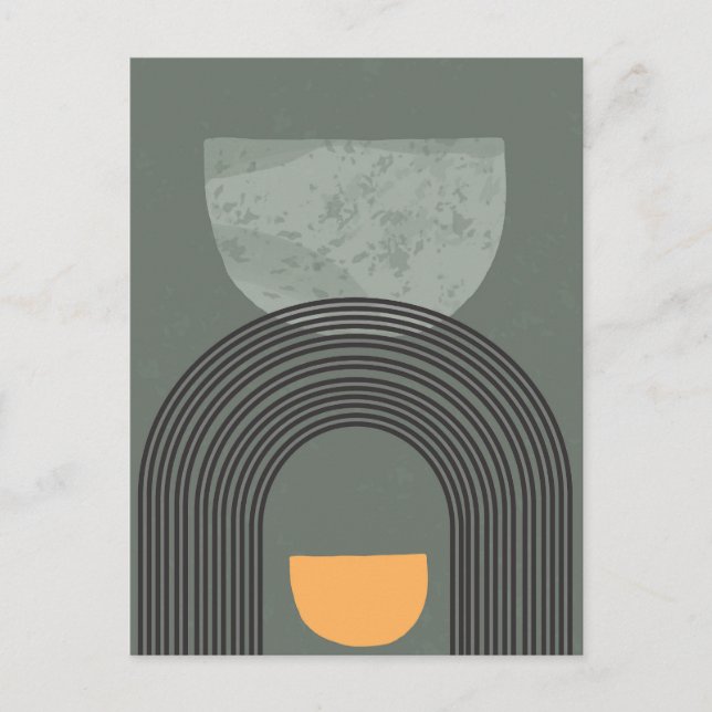 Boho ästhetische Post Card 003 Postkarte (Vorderseite)