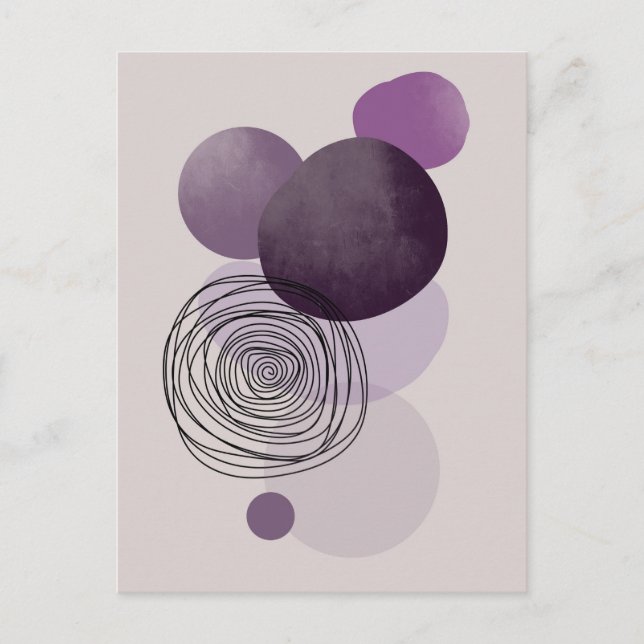 Boho Ästhetische Postkarte 020 (Vorderseite)