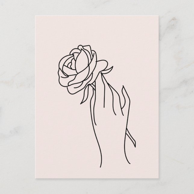 Boho Ästhetische Postkarte 021 (Vorderseite)