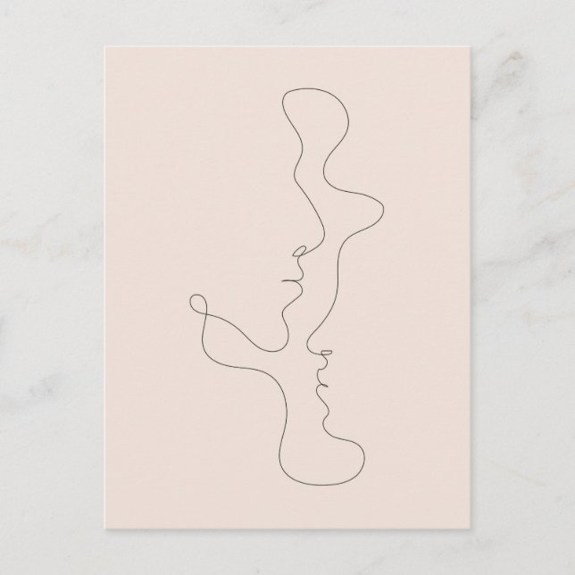 Boho Ästhetische Postkarte 023 (Vorderseite)