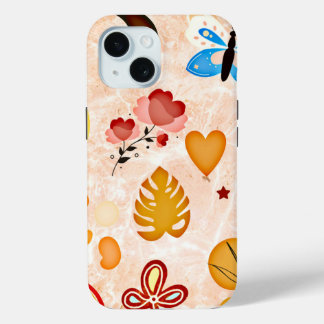 Boho ästhetischen Stickers Collage Phone Case