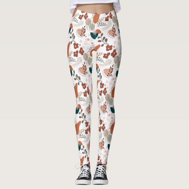 BOHO Ästhetisches Muster A10 Leggings (Vorderseite)
