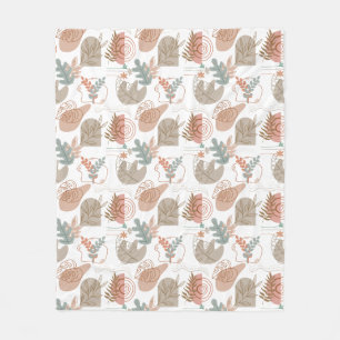 BOHO Ästhetisches Muster A11 Fleecedecke