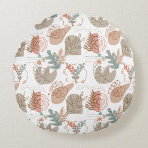 BOHO Ästhetisches Muster A11 Rundes Kissen