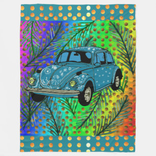 Boho-Auto, Sommerstimmung-Fleece-Decke Fleecedecke
