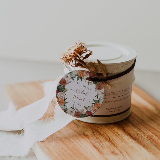 Boho Autumn Brautparty Geschenkanhänger (Von Creator hochgeladen)