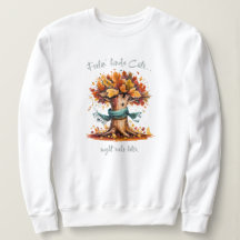 Boho Autumn Tree Sweatshirt | Texturfarbe