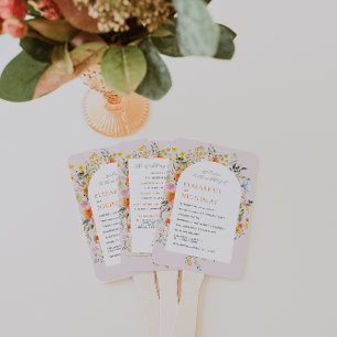 Boho Autumn Wildblume Blumenzwiebelprogramm Fächer