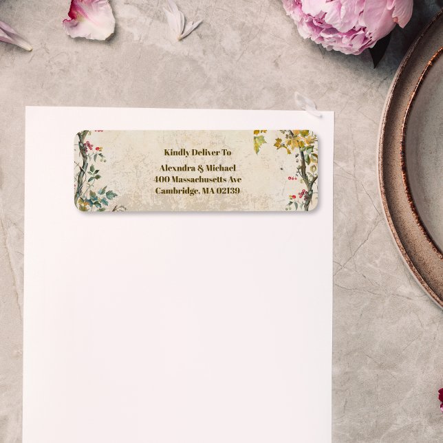 Boho Autumn Wildblume Botanical Wedding (Von Creator hochgeladen)