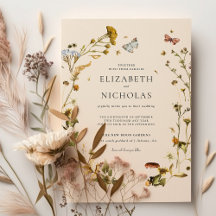 Boho Autumn Wildblume | Botanische Hochzeit