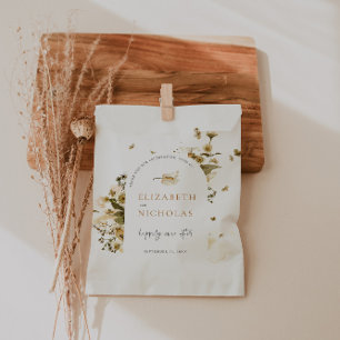 Boho Autumn Wildblume Botanische Hochzeit Geschenktütchen