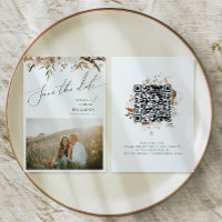 Boho Autumn Wildblume | Foto QR