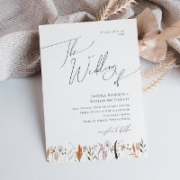 Boho Autumn Wildblume | Hochzeit von