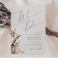 Boho Autumn Wildblume | Wir gehen Hochzeit