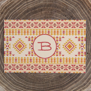 Boho Aztec Mudcloth Visitenkarte