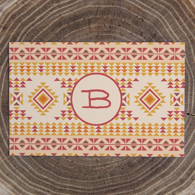 Boho Aztec Mudcloth Visitenkarte (Von Creator hochgeladen)
