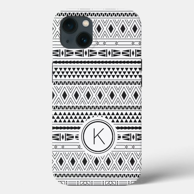 Boho Aztec Tribal Muster Case-Mate iPhone Hülle (Rückseite)