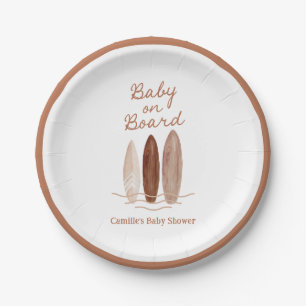 Boho Baby an Board Baby Dusche Pappteller