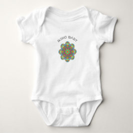 Boho Baby Blume Mandala One Piece Bodysuit Baby Strampler