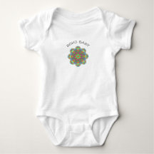 Boho Baby Blume Mandala One Piece Bodysuit