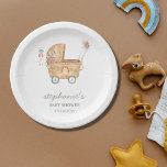 Boho Baby Carriage Baby Shooter Pappteller<br><div class="desc">Boho Baby Carriage Baby Shower Design . Die Vorlagen sind für Sie bereit, um Ihre Party-Details zu personalisieren und zu personalisieren. Wenn Sie die Farbe oder den Stil des Schriftartes ändern möchten, klicken Sie bitte auf die Schaltfläche Weitere Einstellungen am Ende der Vorlage anpassen . Wir verkaufen die passenden Party-...</div>