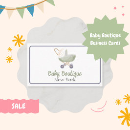 Boho Baby Carriage Boutique New York Visitenkarte