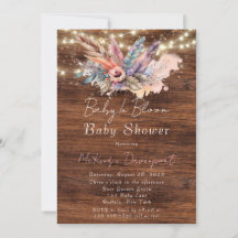 Boho Baby in Bloom Baby Dusche