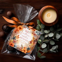 Boho Baby in Bloom Fall Floral Frame Baby Dusche