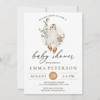 Boho Baby Little Romper Baby Dusche Einladung