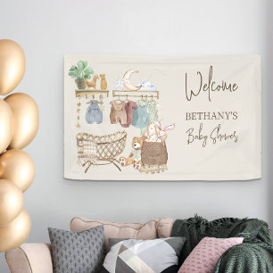 Boho-Baby-Party Personalisiertes Kinderzimmer-Them Banner