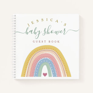 Boho Baby Rainbow Baby Showbook Notizbuch