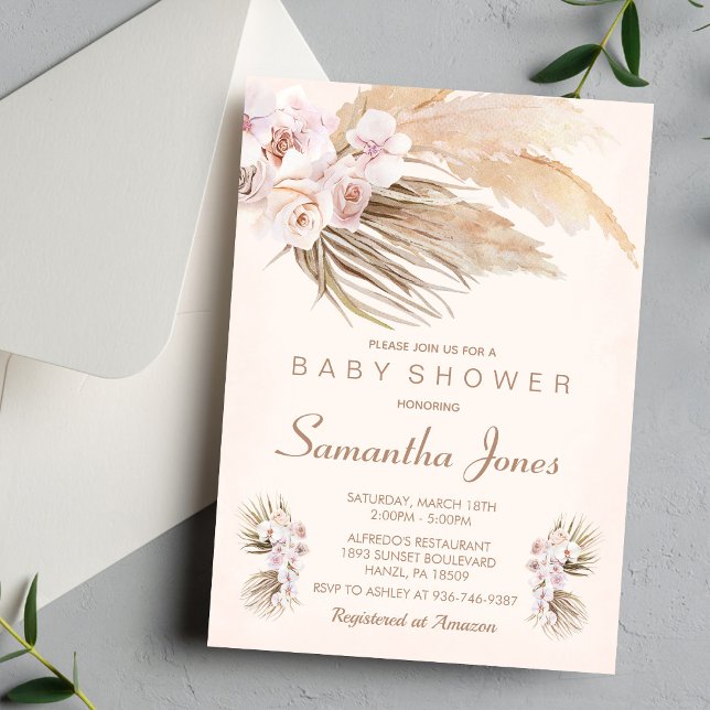 Boho Baby Shower Einladung (Von Creator hochgeladen)