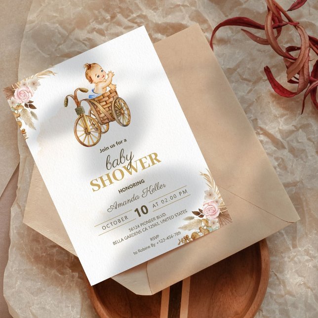 Boho Baby Shower Einladung (Von Creator hochgeladen)