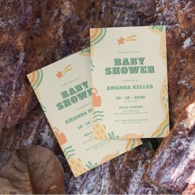 Boho Baby Shower Einladung (Von Creator hochgeladen)